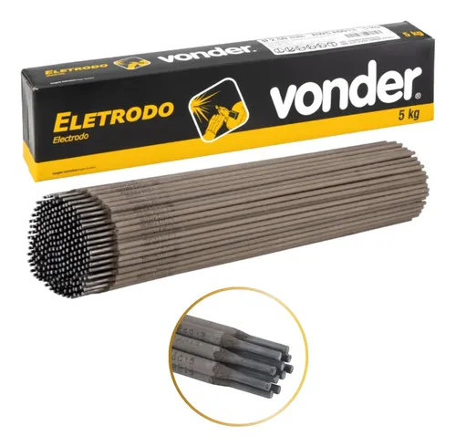 Eletrodos Revestidos Vonder para Aço Carbono: E6013 e E7018