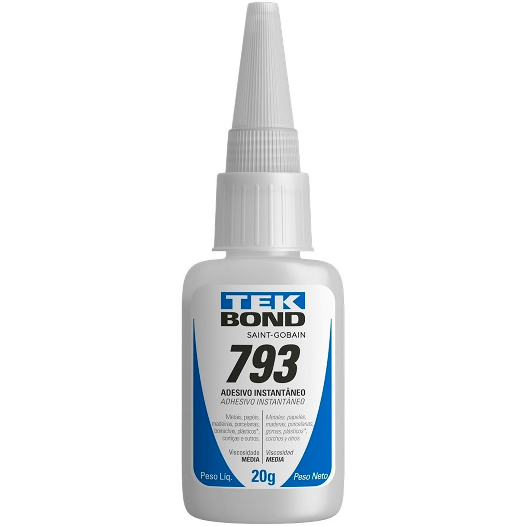 Adesivo Instantâneo Tekbond 793 – Multiuso (Viscosidade Média)